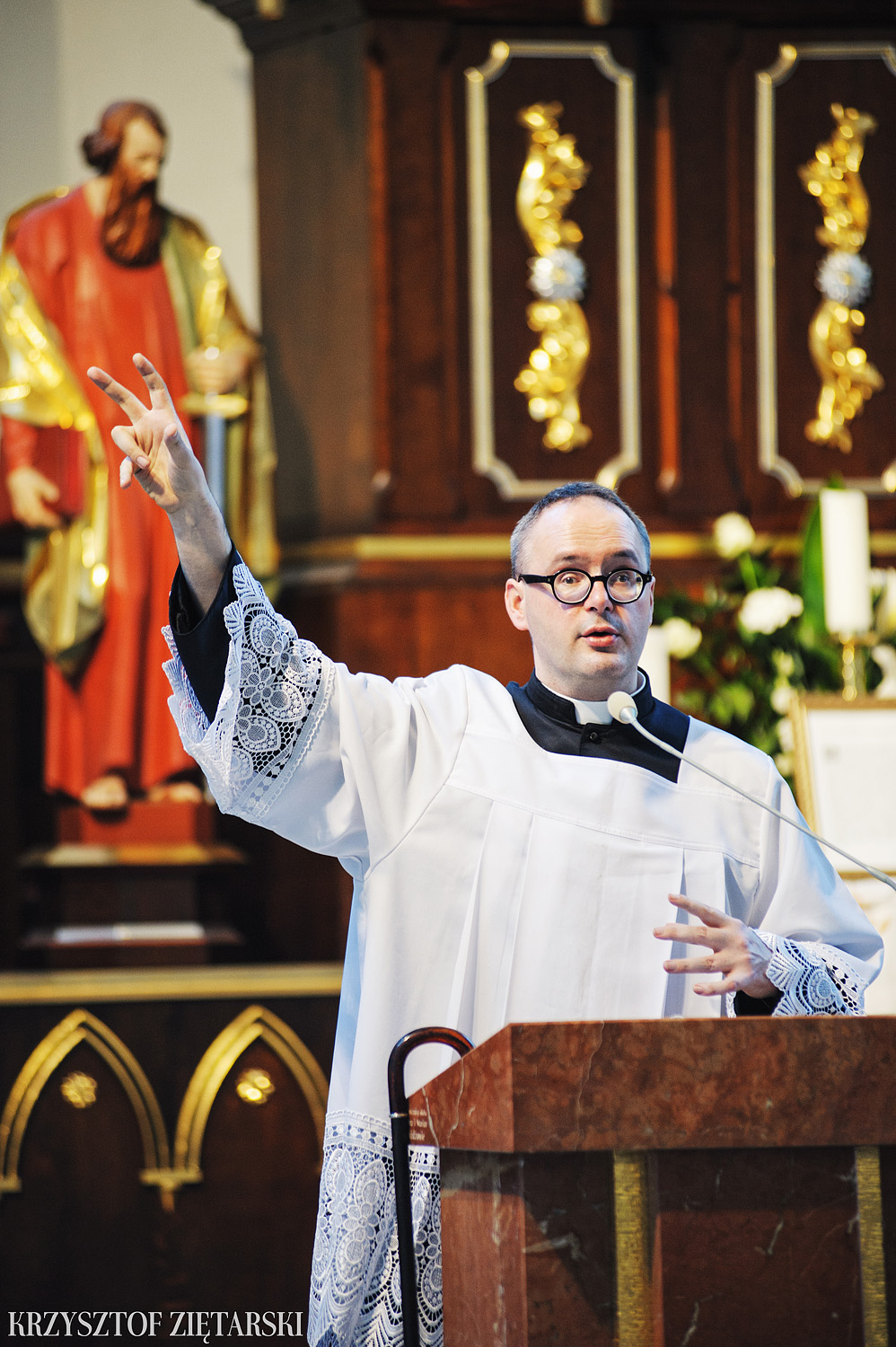 Konferencja ks.Jana Kaczkowskiego i Msza Trydencka u oo.Cystersów w Gdańsku - 4.