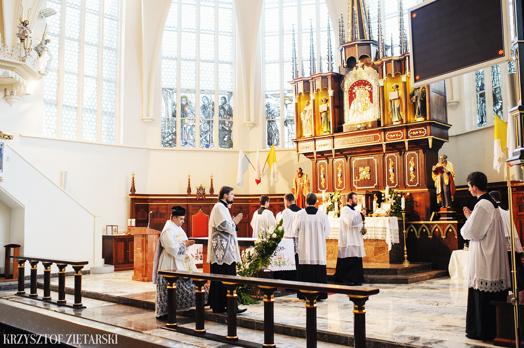 Konferencja ks.Jana Kaczkowskiego i Msza Trydencka u oo.Cystersów w Gdańsku - 12.