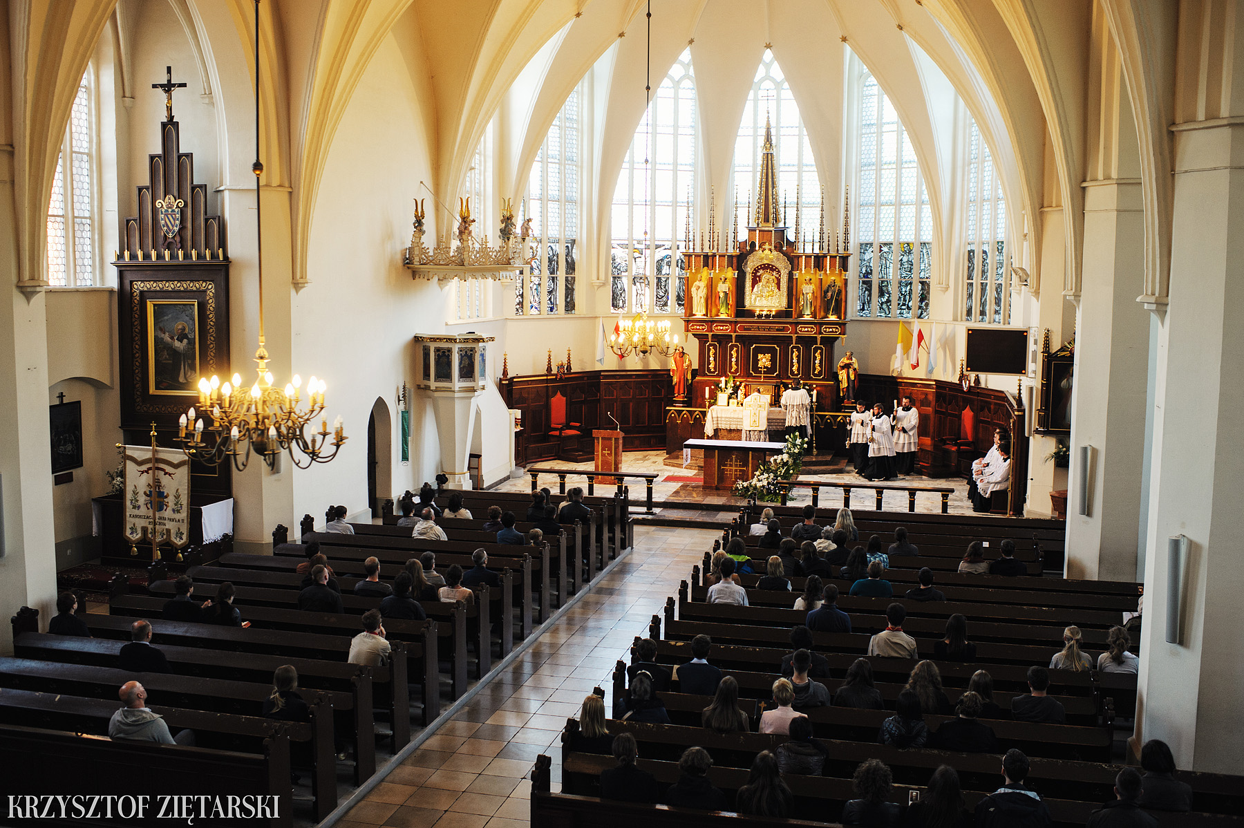 Konferencja ks.Jana Kaczkowskiego i Msza Trydencka u oo.Cystersów w Gdańsku - 18.