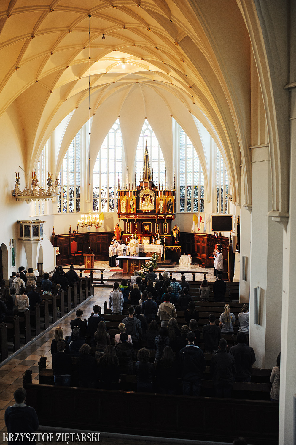 Konferencja ks.Jana Kaczkowskiego i Msza Trydencka u oo.Cystersów w Gdańsku - 19.