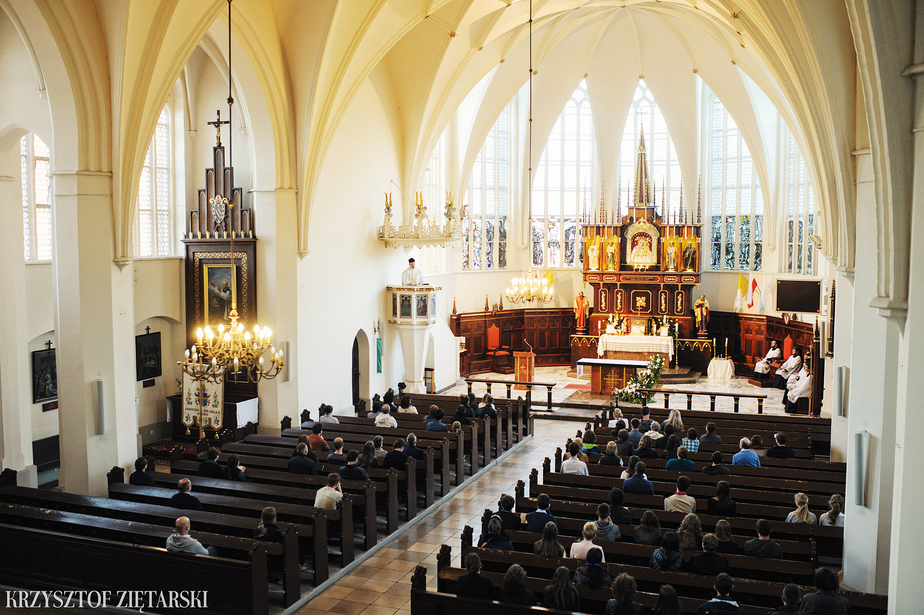 Konferencja ks.Jana Kaczkowskiego i Msza Trydencka u oo.Cystersów w Gdańsku - 22.