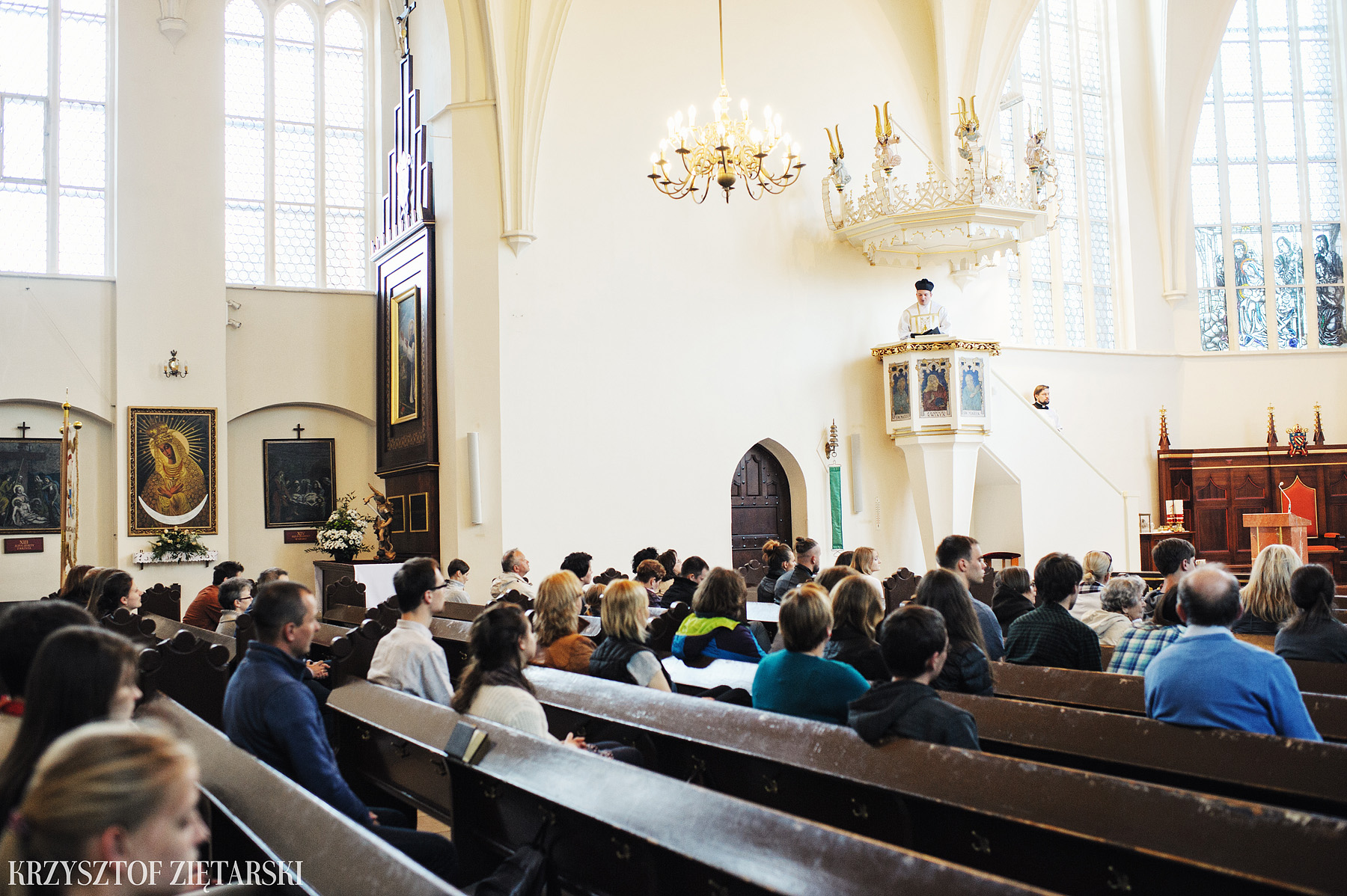 Konferencja ks.Jana Kaczkowskiego i Msza Trydencka u oo.Cystersów w Gdańsku - 23.