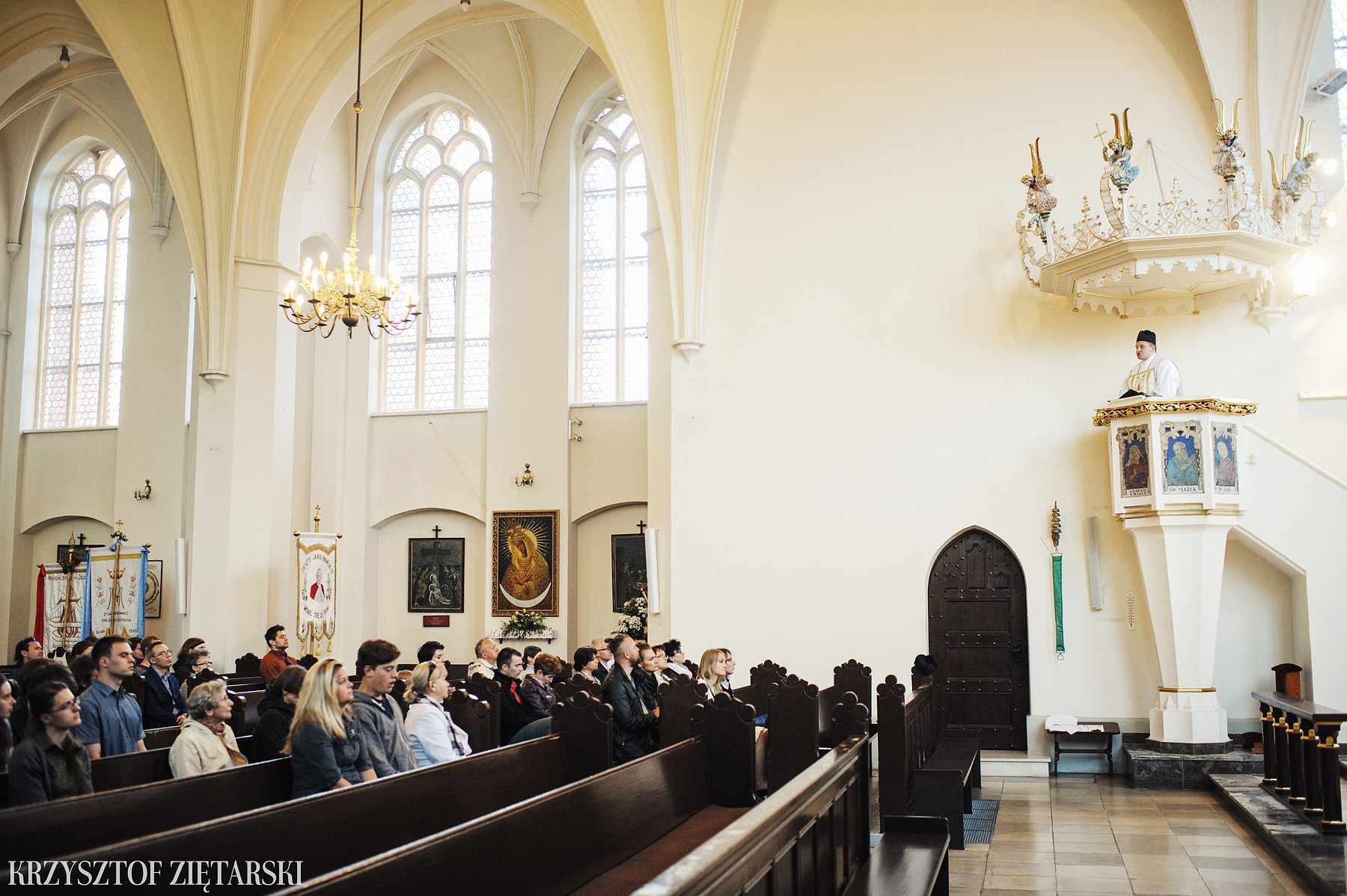 Konferencja ks.Jana Kaczkowskiego i Msza Trydencka u oo.Cystersów w Gdańsku - 24.