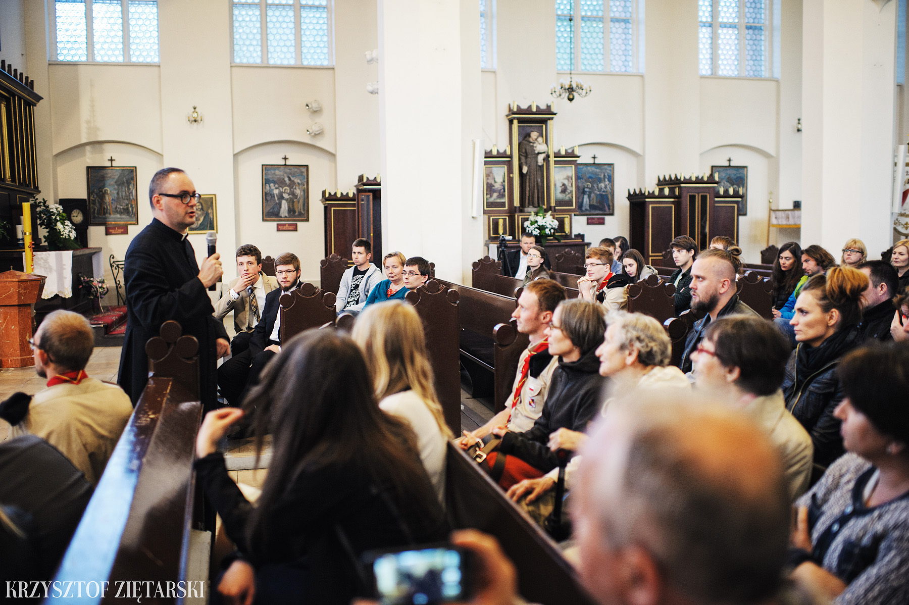 Konferencja ks.Jana Kaczkowskiego i Msza Trydencka u oo.Cystersów w Gdańsku - 46.