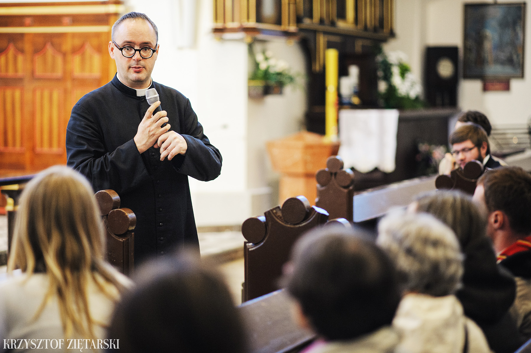 Konferencja ks.Jana Kaczkowskiego i Msza Trydencka u oo.Cystersów w Gdańsku - 49.