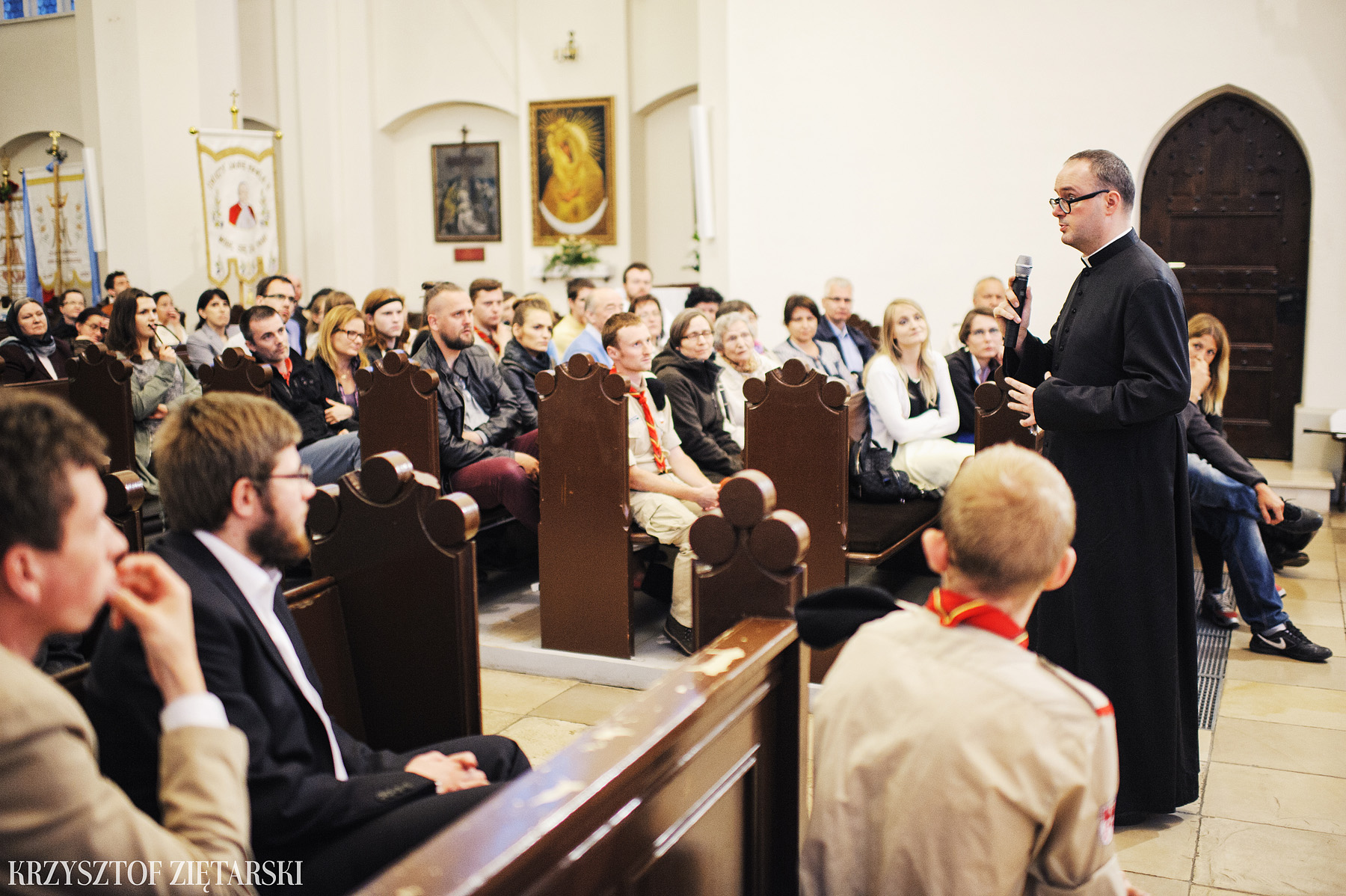 Konferencja ks.Jana Kaczkowskiego i Msza Trydencka u oo.Cystersów w Gdańsku - 53.