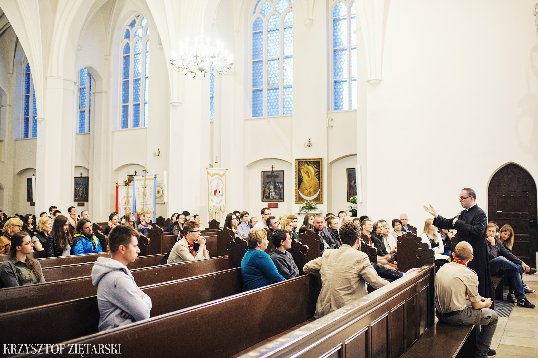 Konferencja ks.Jana Kaczkowskiego i Msza Trydencka u oo.Cystersów w Gdańsku - 55.