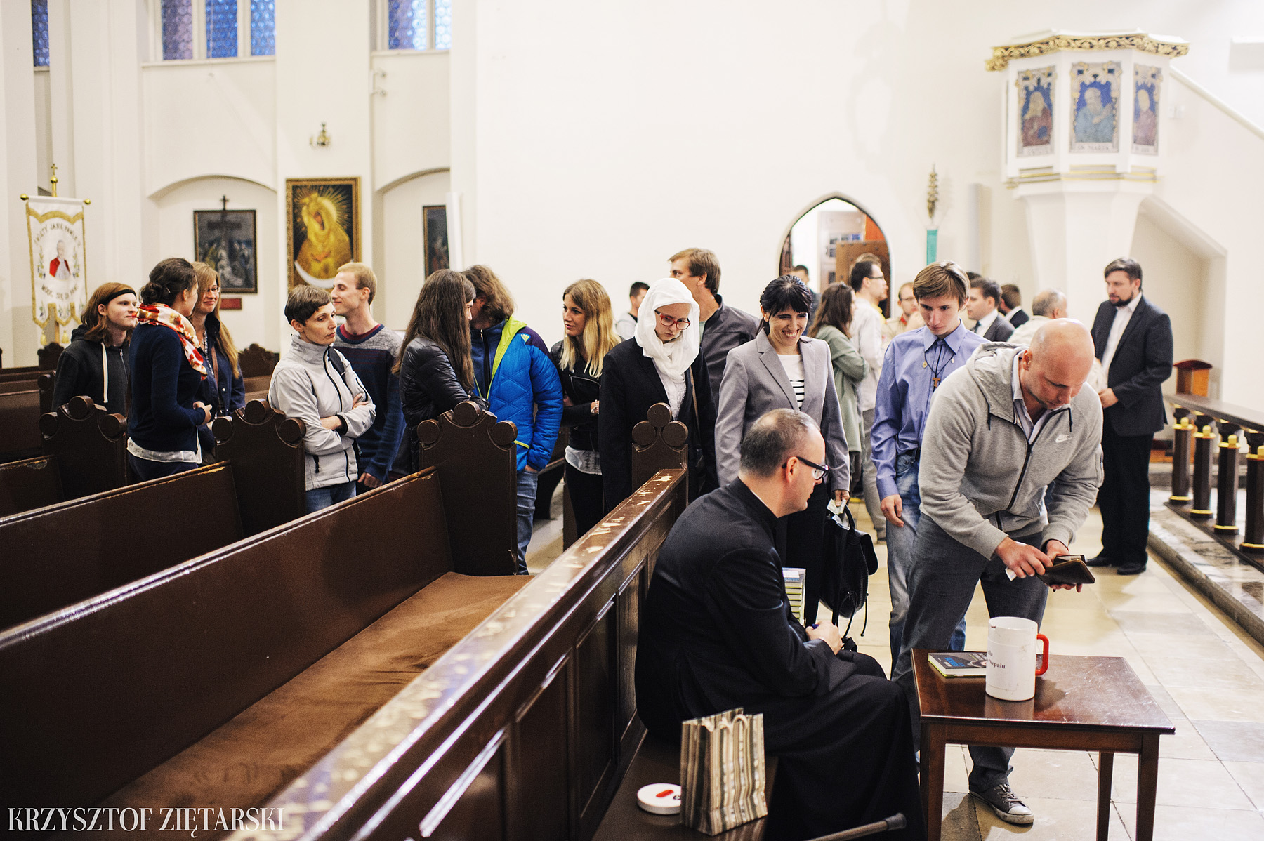 Konferencja ks.Jana Kaczkowskiego i Msza Trydencka u oo.Cystersów w Gdańsku - 66.