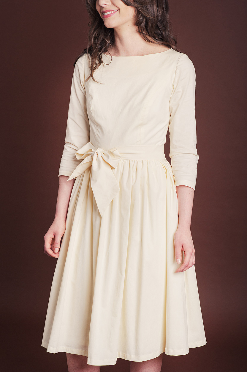 Marie Zélie - kapuczina - skromne sukienki i spódnice z naturalnych materiałów